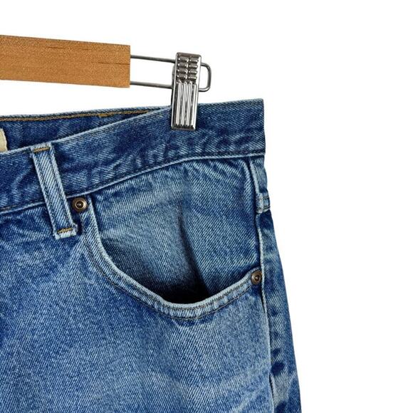 LL Bean 220626 Mens Straight Jeans Classic Fit Blue Denim 100% Cotton 34 x 29 - Picture 6 of 16